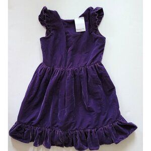 Polarn O Pyret NEW NWT 152 (11-12 US) Royal Purple Sparkle Velvet Dress Holiday